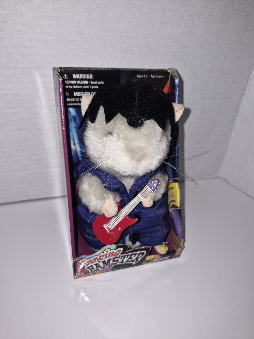 Vintage Gemmy Dancing Singing Hamster Plush Rock